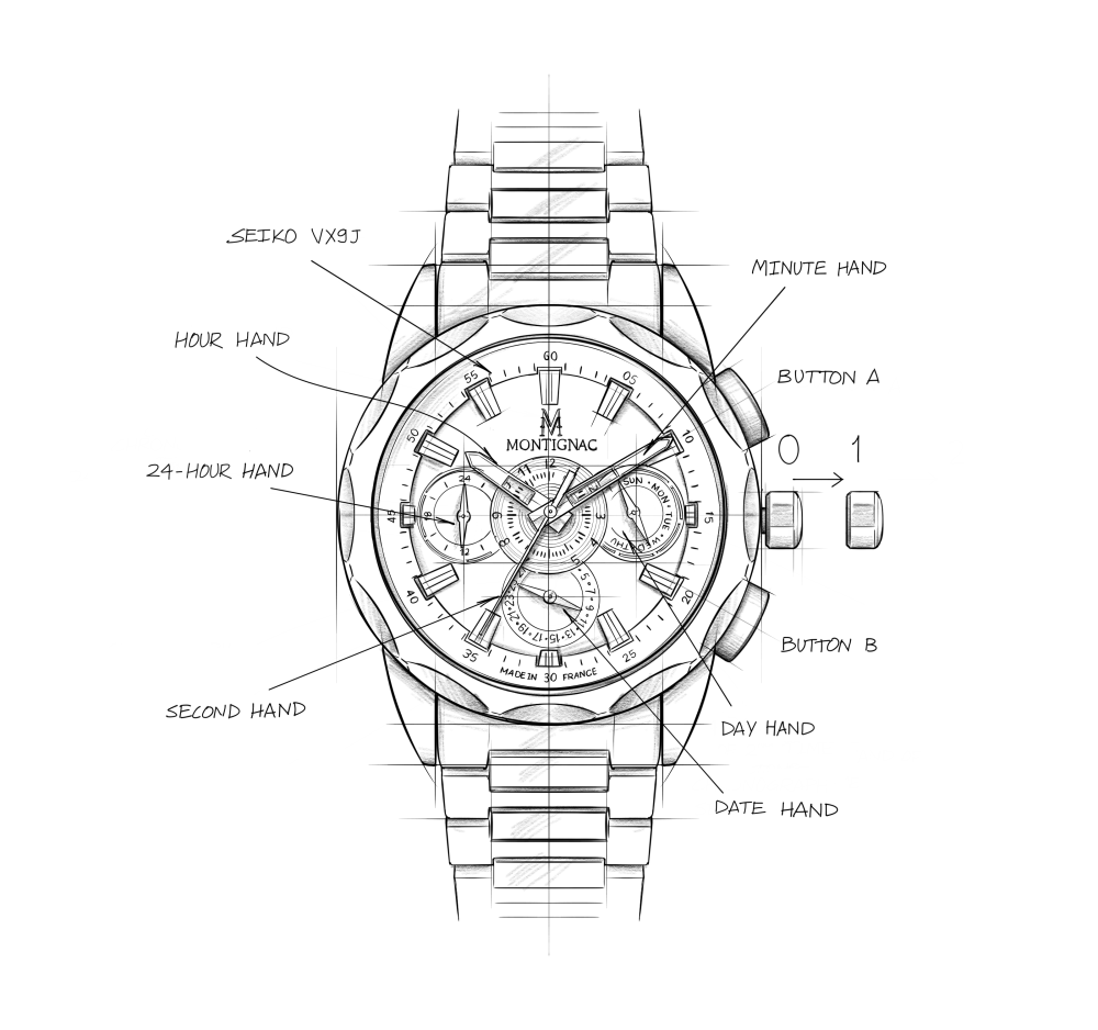 SEIKO VX9J 