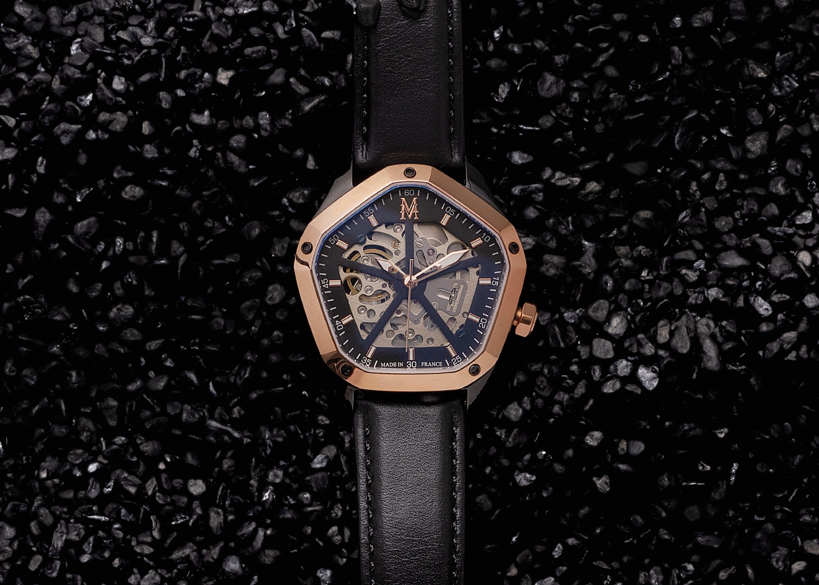 Montre Bracelet Homme Maison Montignac MOW511 - Neuf Avec étiquettes, Style Classique